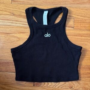 Alo Black Crop Top